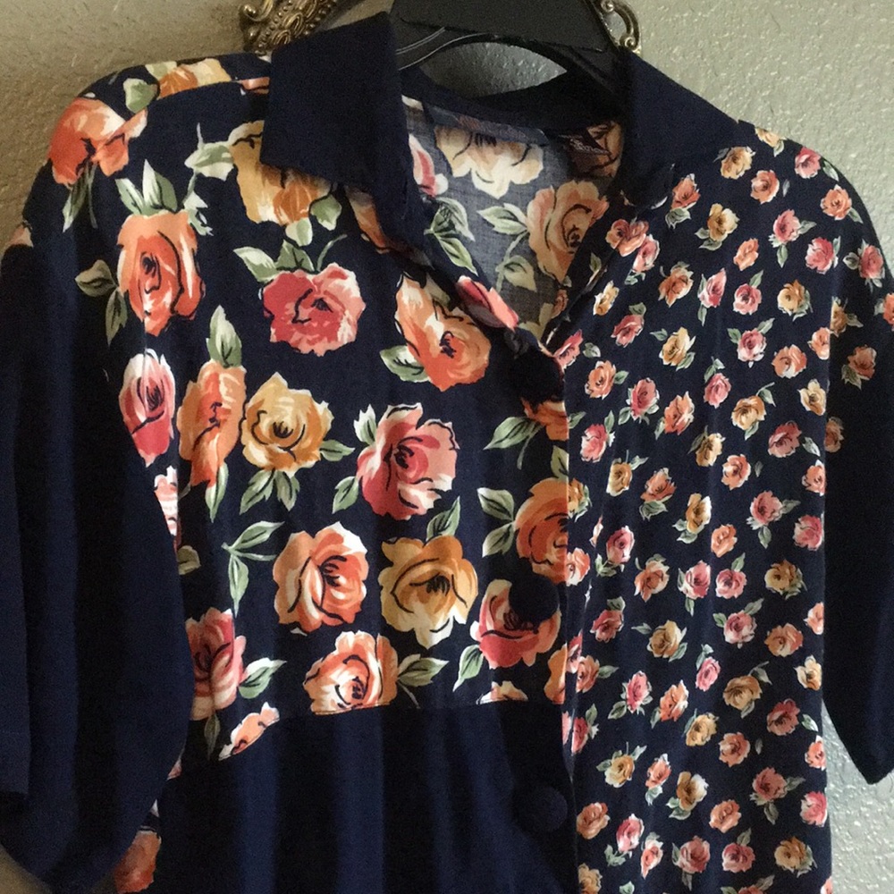 Vintage floral top